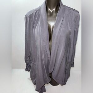 Light Gray Women's Drape Jacket